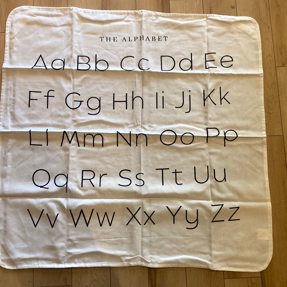 Alphabet Print tapestry